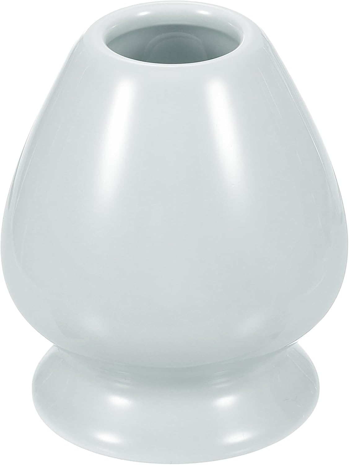 HARFINGTON Ceramic Chasen Stand 66mm Matcha Whisk Holder Gray Green